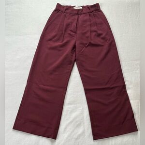 CROP / XTRA-SHORT HEMMED PETITE! A&F Sloane tailored wide leg pant